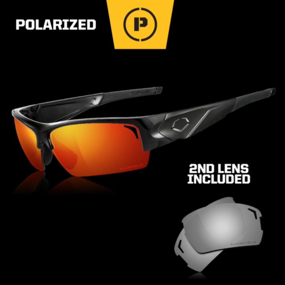 Evoshield Evolock polarized sunglasses baseball